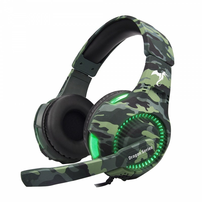 AURICULAR KOLKE GAMER TROOPER KGA-487 LUZ VERDE