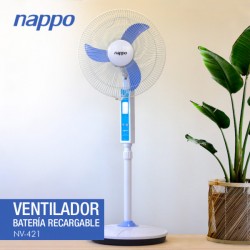 VENTILADOR DE PIE NAPPO A BATERIA NV-421