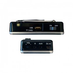 RADIO KOLKE AM/FM KPR-364 USB/SD/ BATERIA REC