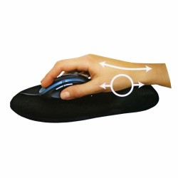 MOUSE PAD KOLKE CON DESCANSADOR KED-150 NEGRO