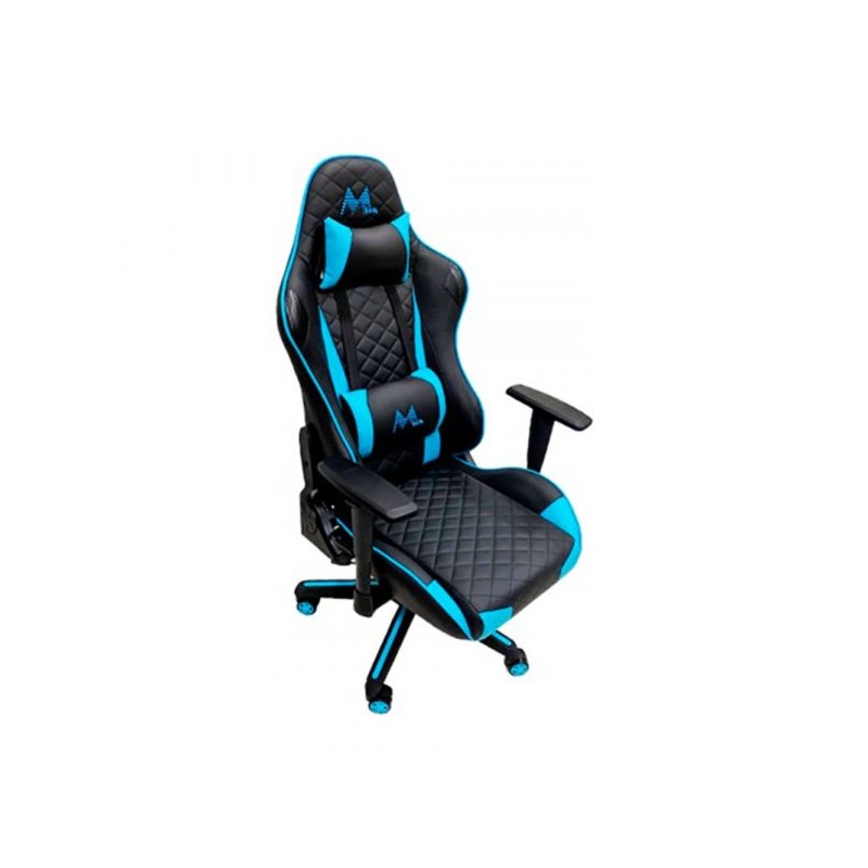 SILLA GAMER MTEK MKO1-B AJUSTABLE NEGRO/AZUL