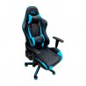 SILLA GAMER MTEK MKO1-B AJUSTABLE NEGRO/AZUL