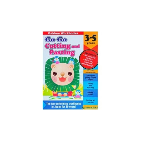 LIBRO GO GO CUTTING AND PASTING 3-5 AÑOS