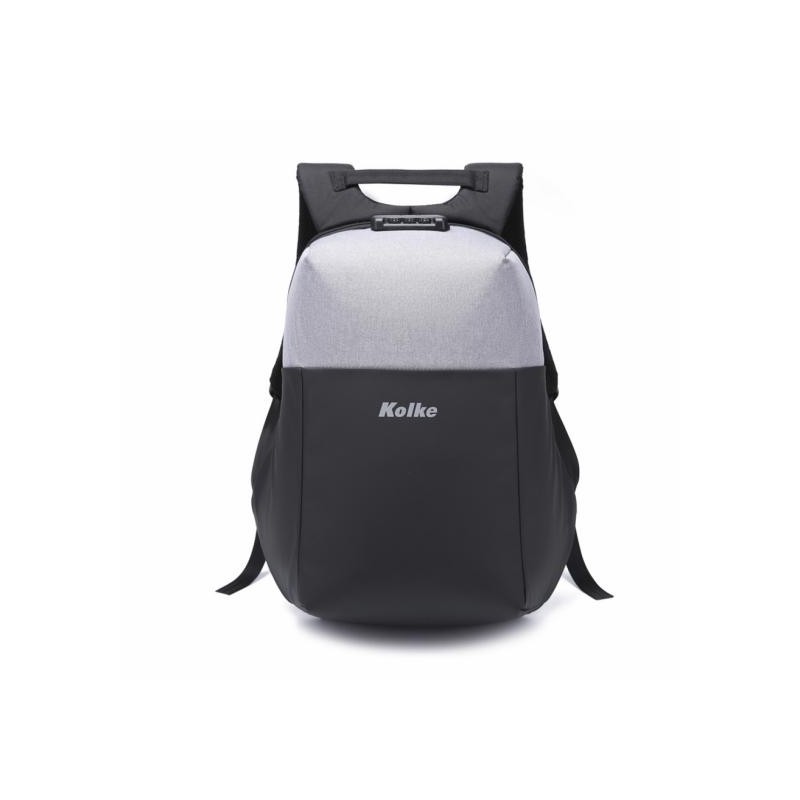 MOCHILA KOLKE KVM-532 15.6" BICOLOR GRIS Y NEGRA