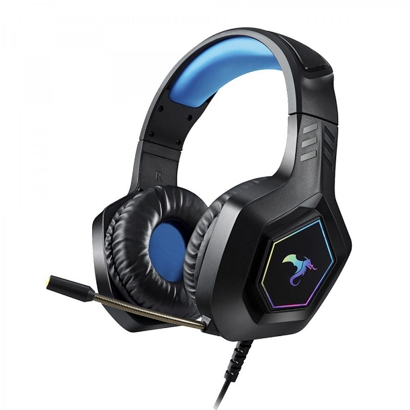 AURICULAR KOLKE GAMER RGB BALDER KGA-514 NEG/AZUL