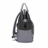 MOCHILA KOLKE KVM-533 GRIS OSCURO Y VERDE