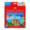 LAPICES DE COLORES FABER-CASTELL X 24 UNID COD 120124