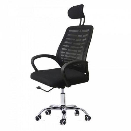 SILLA DE OFICINA GIRATORIA LEVEL 3045 NEGRO SUPERVISOR LVS-009