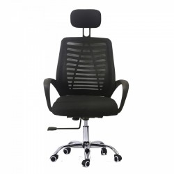 SILLA DE OFICINA GIRATORIA LEVEL 3045 NEGRO SUPERVISOR LVS-009