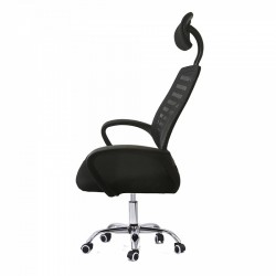 SILLA DE OFICINA GIRATORIA LEVEL 3045 NEGRO SUPERVISOR LVS-009