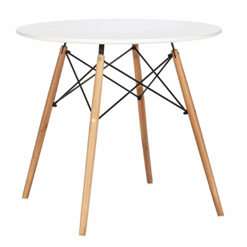 MESA LEVEL REDONDA ESTILO EAMES