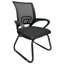 SILLA DE OFICINA FIJA LEVEL TOK 3310 NEGRO LVS-026