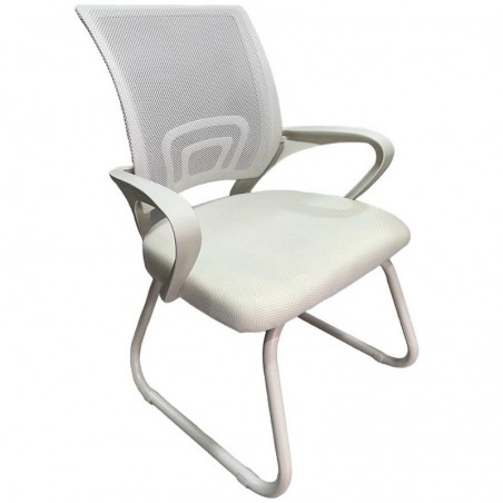 SILLA DE OFICINA FIJA LEVEL TOK 3310 BLANCO LVS-027