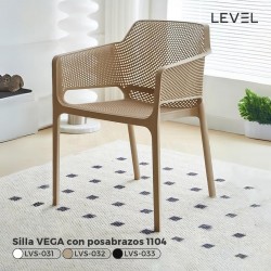 SILLA VEGA C/ POSABRAZO LEVEL 1104 (BG) LVS-032