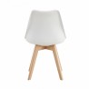 SILLA FIJA LEVEL TULIP BLANCA LVS-021