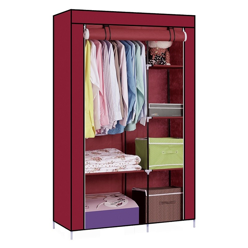 ROPERO DECOTEAM DDR-005 BORDEAUX 105*45*170CMS