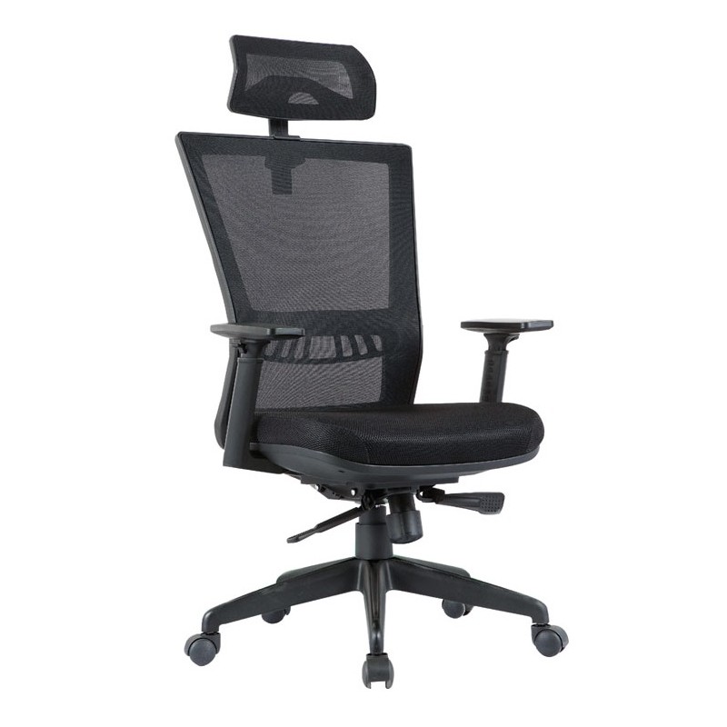 SILLA DE OFICINA GIRATIRIA TRIDIMENSIONAL 8926 NEGRO CONSUMER