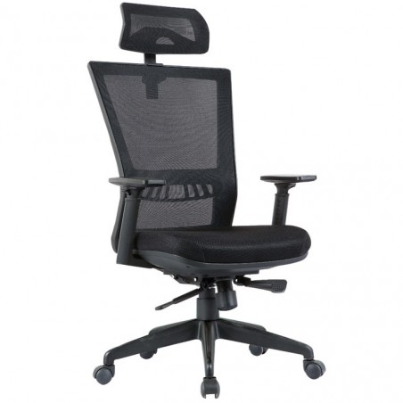 SILLA DE OFICINA GIRATIRIA TRIDIMENSIONAL 8926 NEGRO CONSUMER