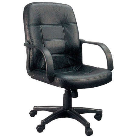 SILLA DE OFICINA GIRATORIA CH-3008 NEGRO CONSUMER