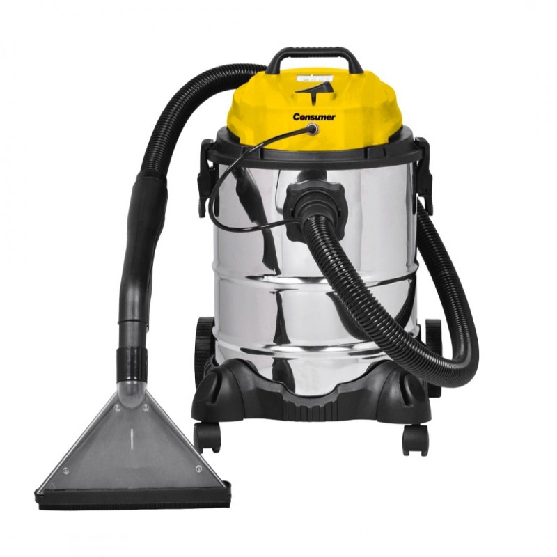 ASPIRADORA PARA ALFOMBRA Y TAPIZADO 25L 1500W CONSUMER