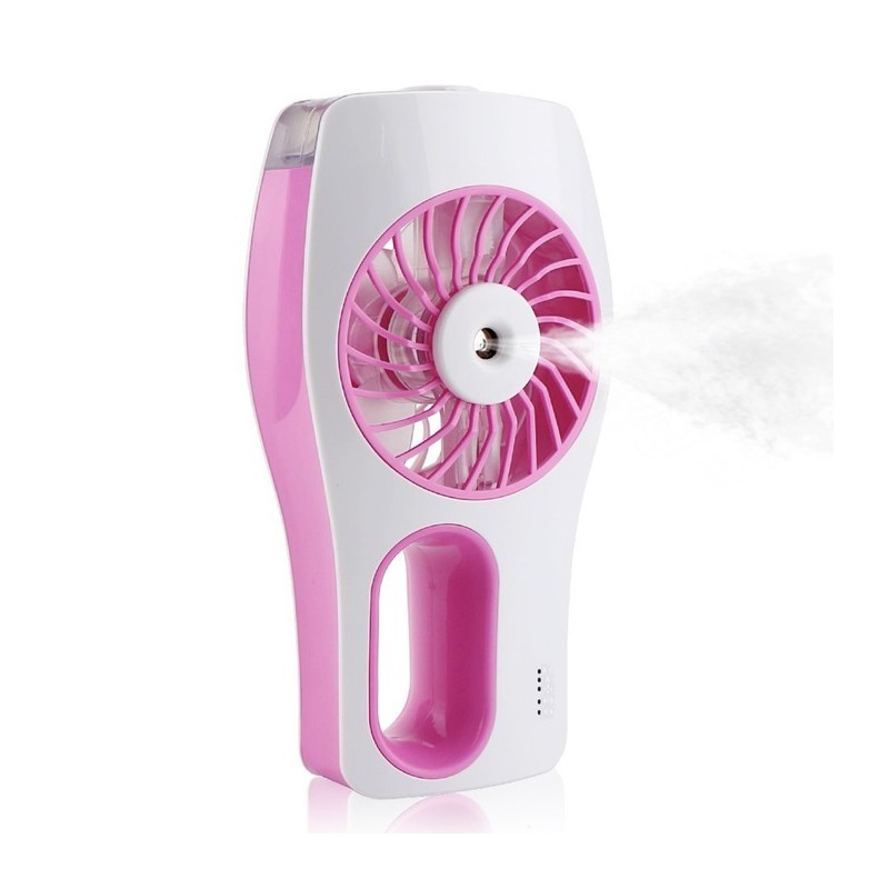 MINI VENTILADOR HUMIFICADOR CONSUMER ROSA