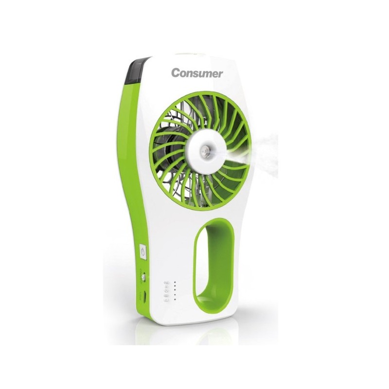 MINI VENTILADOR HUMIFICADOR CONSUMER VERDE