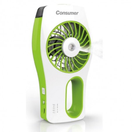 MINI VENTILADOR HUMIFICADOR CONSUMER VERDE