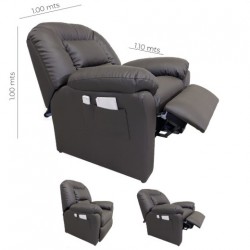 SOFA RECLINABLE INDIVIDUAL 06 (MECANISMO CONFORT)