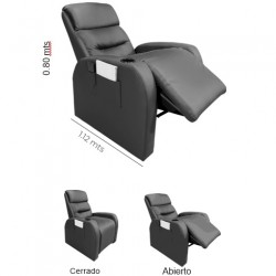 SOFA RECLINABLE INDIVIDUAL 07 (MECANISMO CONFORT)