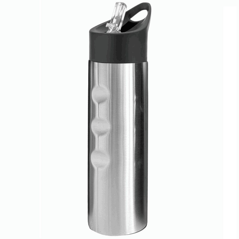 BOTELLA DEPORTIVA 750ML ACERO INOX. PLATEADA SELECTA