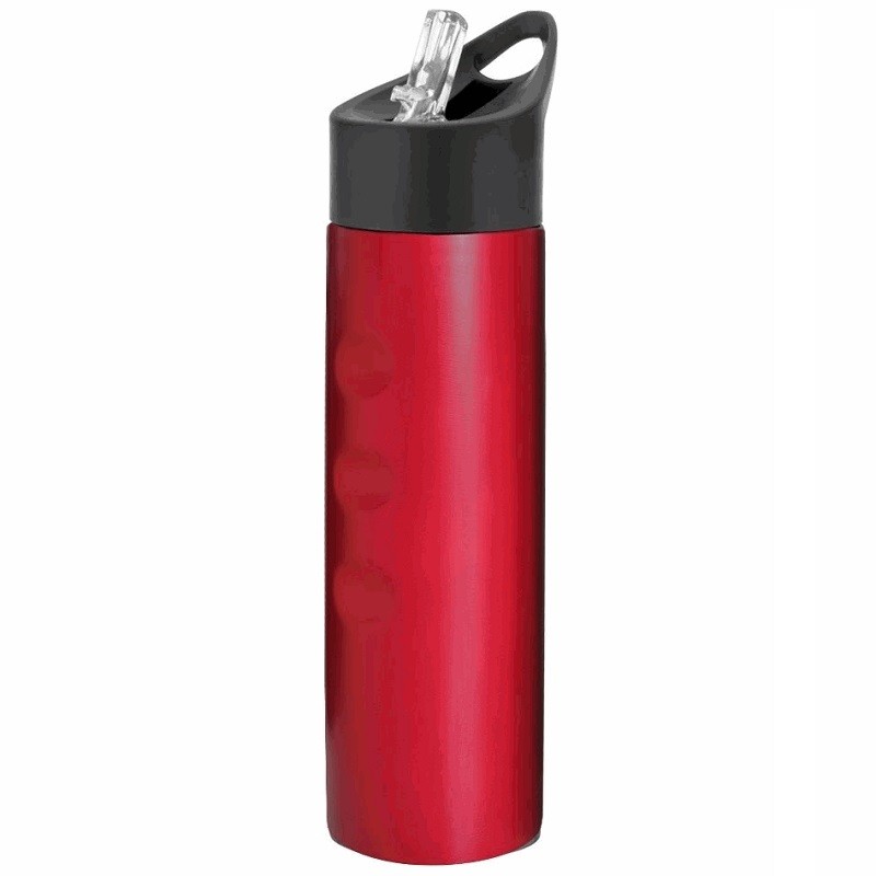 BOTELLA DEPORTIVA 750ML ACERO INOX. ROJO MATE SELECTA