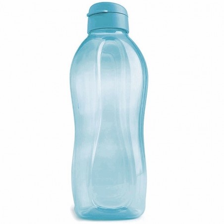 BOTELLA CARAMAÑOLA PLASTICA CON TAPON 1300ML CELESTE SELECTA