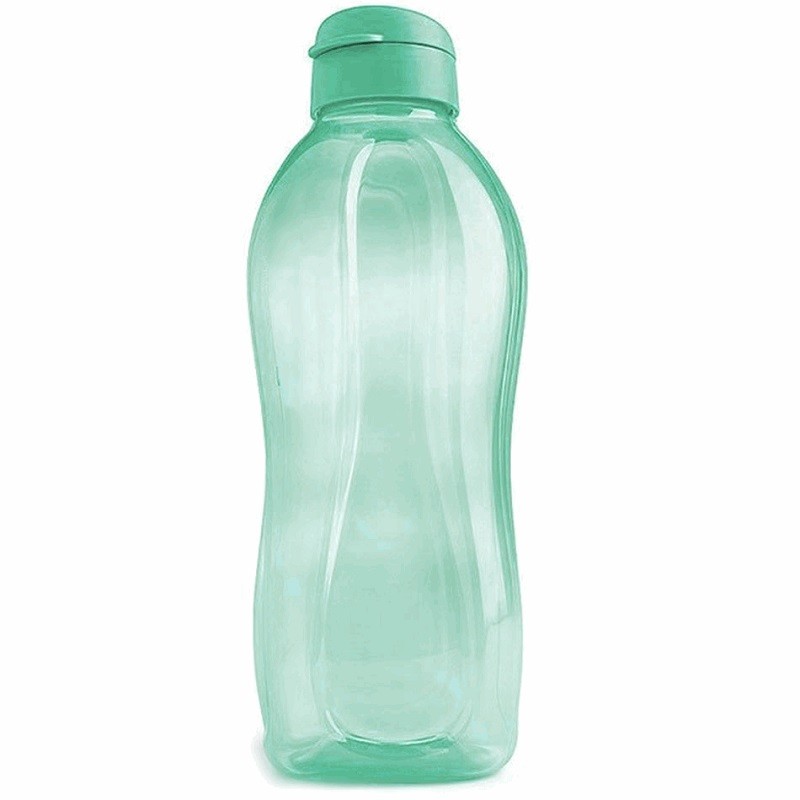 BOTELLA CARAMAÑOLA PLASTICA CON TAPON 1300ML VERDE SELECTA