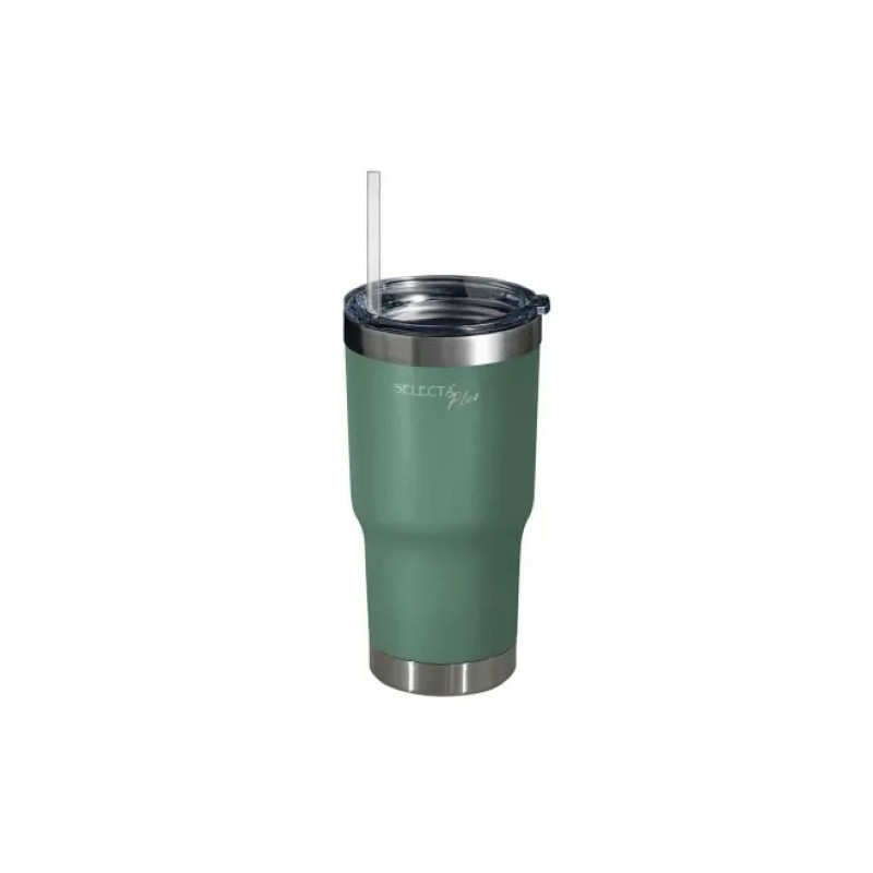 VASO TERMICO C/ SORBITO 560ML AC.INOX VERDE SELECTA