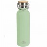 BOTELLA A.INOX 450ML D/PARED VER TAPA BAMBOO MOBBY