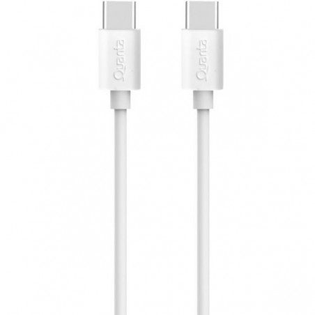 CABLE QUANTA USB-C A USB-C 5A QTCTC70 1M BLANCO