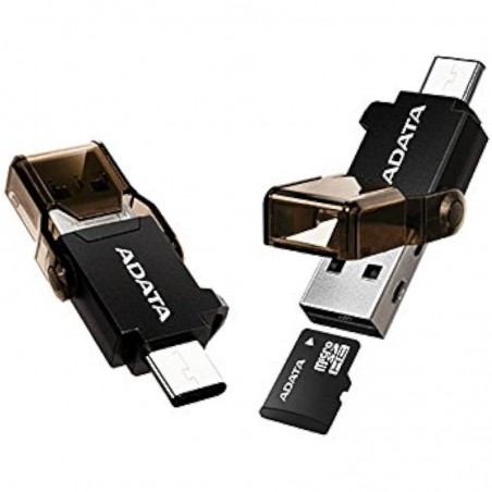 ADAPTADOR ADATA OTG USB-C ACMR3PL-OTG-RBK