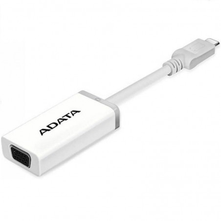 ADAPTADOR ADATA USB-C A VGA BLANCO ACVGAPL-ADP-CWH