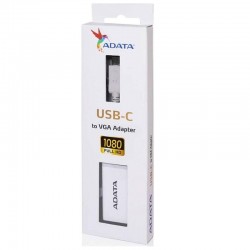 ADAPTADOR ADATA USB-C A VGA BLANCO ACVGAPL-ADP-CWH