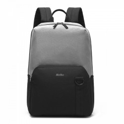 MOCHILA KOLKE ESSENTIAL KVM-655 NEGRA Y GRIS CLARO