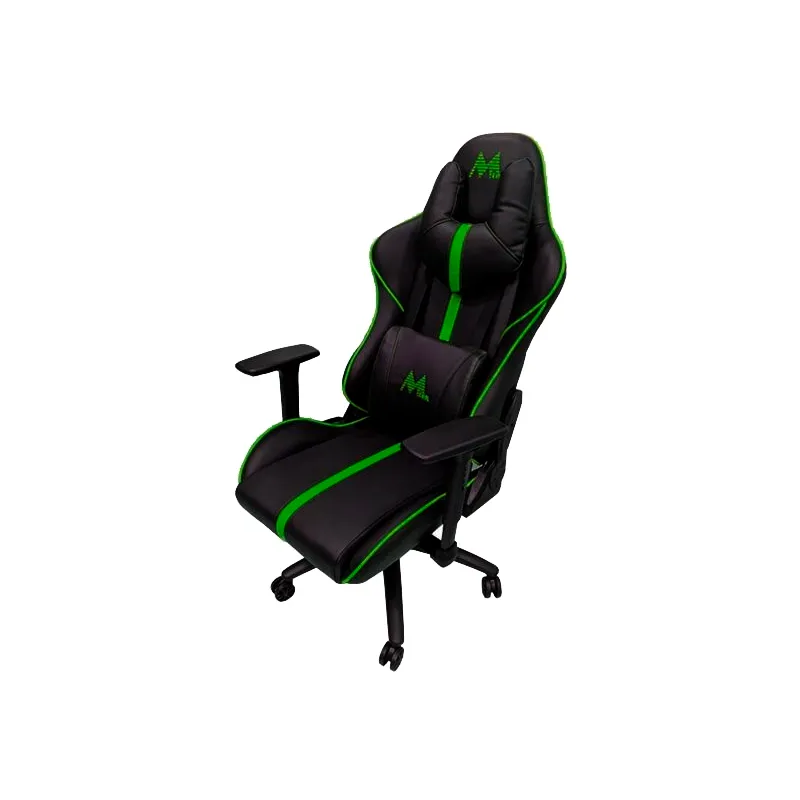 SILLA GAMER MTEK MK02-G NEGRO/VERDE